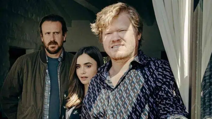Windfall Summary Ending Explained Jesse Plemons as CEO and Lily Collins As Wife