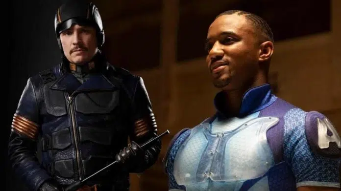 The Boys Season 3 Episode 6 Recap Ending Explained Jessie T. Usher as A-Train and Nick Wechsler as Blue Hawk