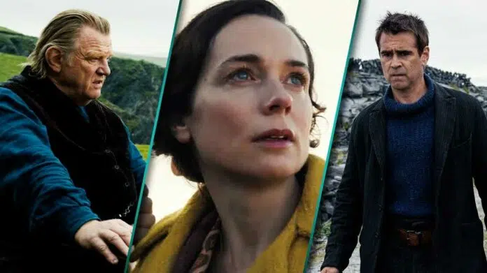 Colm Doherty, Siobhan and Pádraic Súilleabháin In The Banshees Of Inisherin