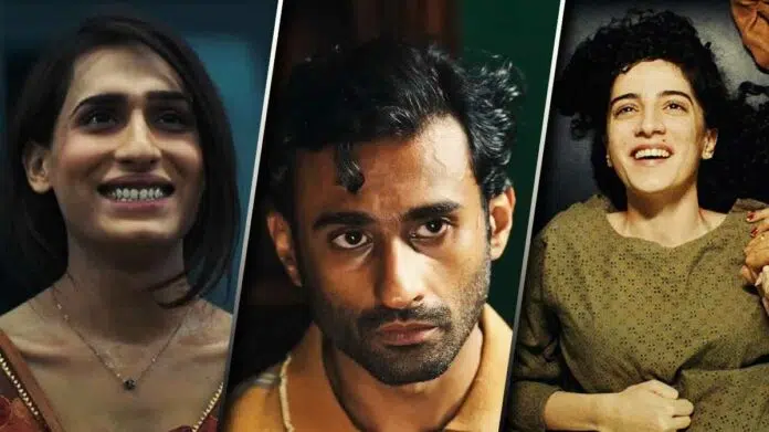 Joyland Ending Explained Ali Junejo as Haider, Rasti Farooq as Mumtaz and Alina Khan as Biba