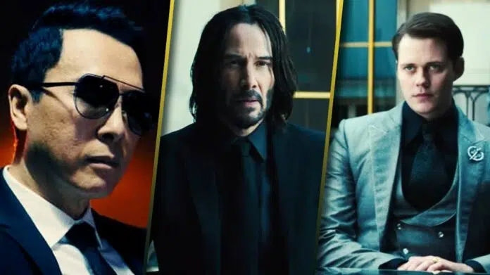 John Wick Chapter 4 Caine, Wick and Marquis Vincent de Gramont