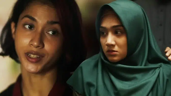 Netflix Qorin Review Zulfa Maharani as Zahra, Aghniny Haque as Yolanda