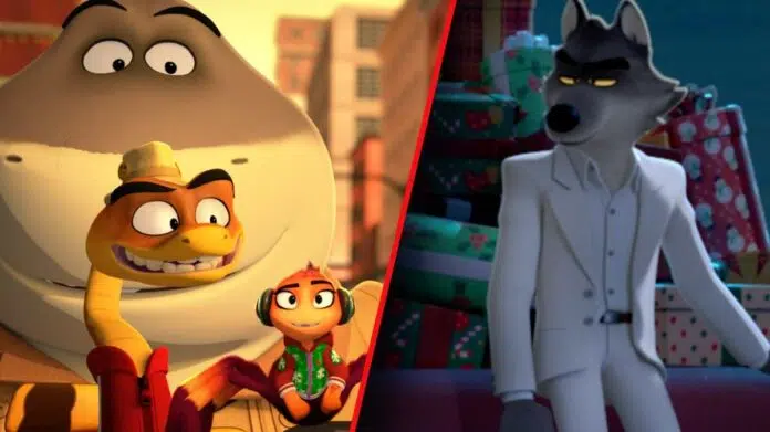 Netflix Animated Short Film The Bad Guys A Very Bad Holiday Ending Explained Wolf, Snake, Tarantula, Shark, Piranha