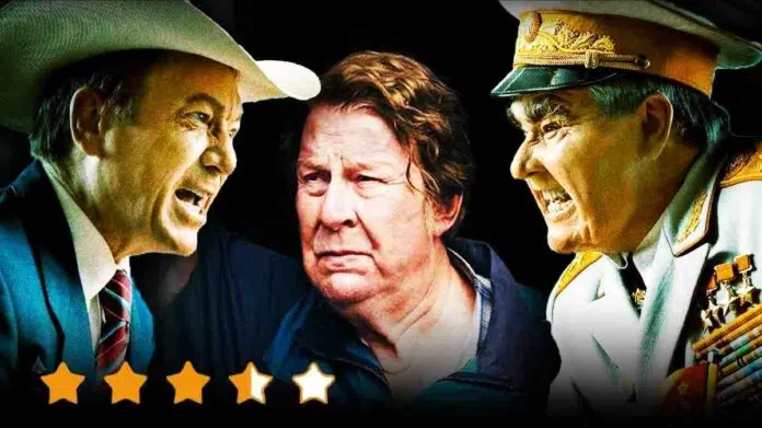 Whiskey On The Rocks Hulu Review Ronald Reagan, Thorbjorn Falldin, Leonid Brezhnev
